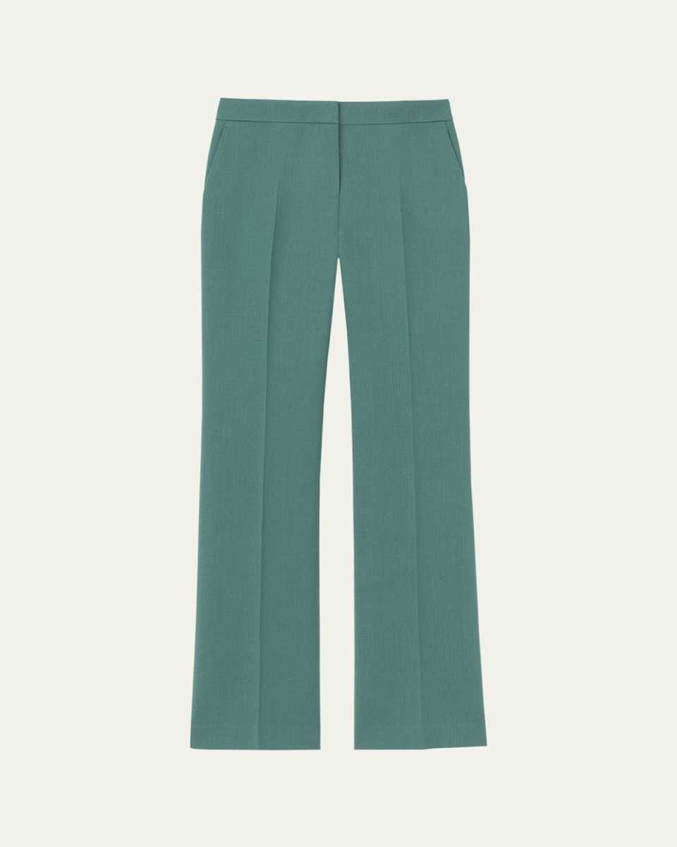 Gates Straight-Leg Wool Pants